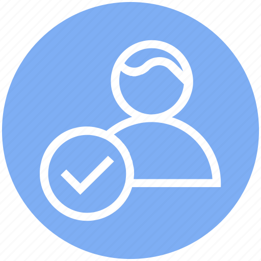 Accept, businessman, finance, person, tick mark, user icon - Download on Iconfinder