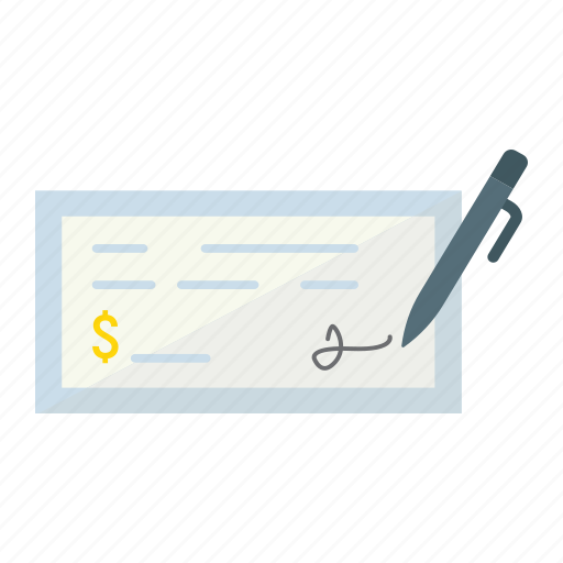 Bank, banking, business, check, cheque, finance, pen icon - Download on Iconfinder
