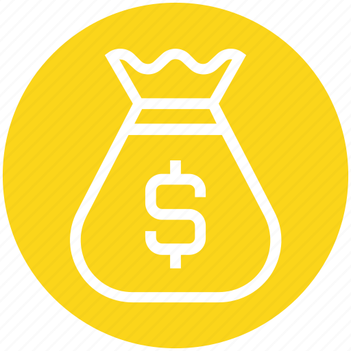 Bag, coins bag, currency sack, dollar, dollar sack, finance, money icon - Download on Iconfinder