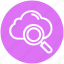 business, cloud, finance, find, magnifier, searching, view 