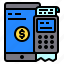 bill, money, smartphone 