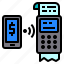 bill, money, payment, smartphone 