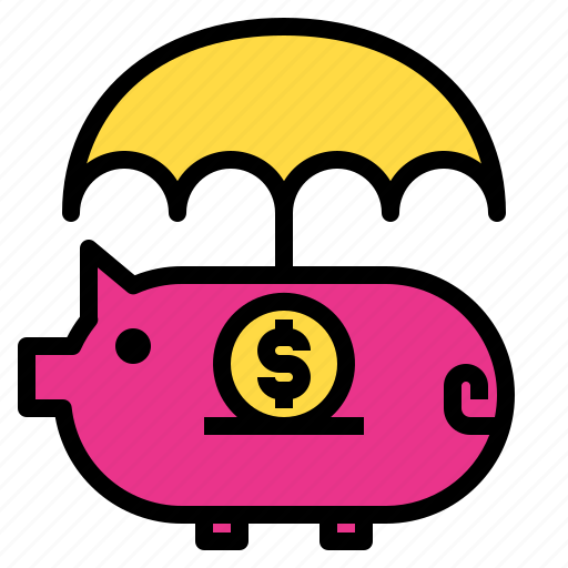 Finance, piggy, umbrella icon - Download on Iconfinder
