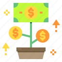 coin, growth, money, plant 