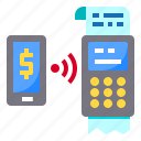 bill, money, payment, smartphone