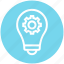 bulb, cogwheel, concept, finance, gear, idea, light 