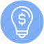 brainstorming, bulb, business, dollar sign, finance, idea, money 