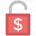 cash safety, lock, money lock, open padlock, privacy, security, unlock