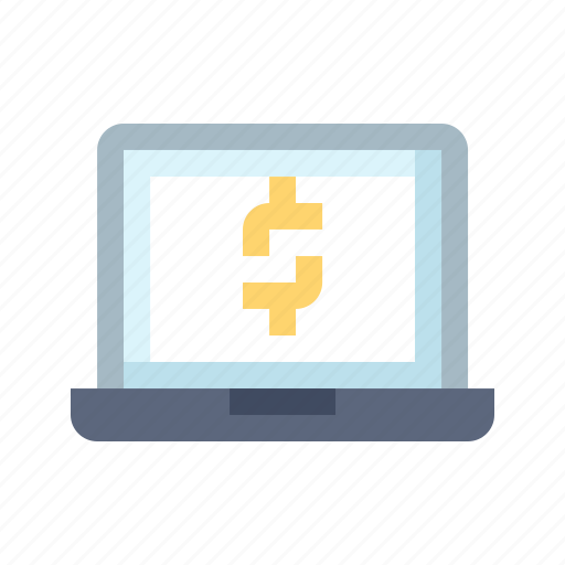 Computer, dollar, finance, laptop, money, online, payment icon - Download on Iconfinder