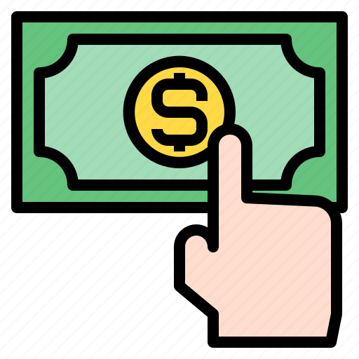 Money, finance, business, hand, click icon - Download on Iconfinder