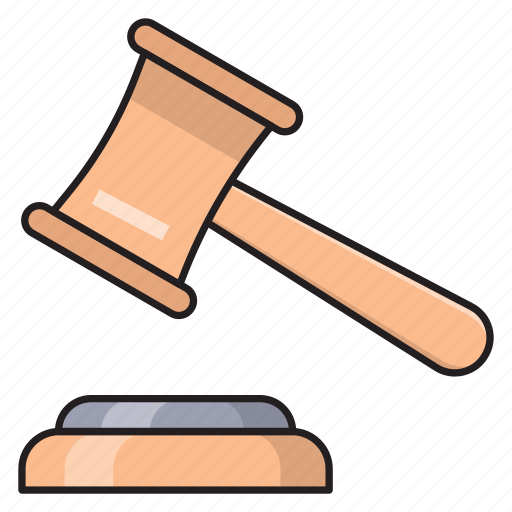 Hammer, law, legal, court, auction icon - Download on Iconfinder