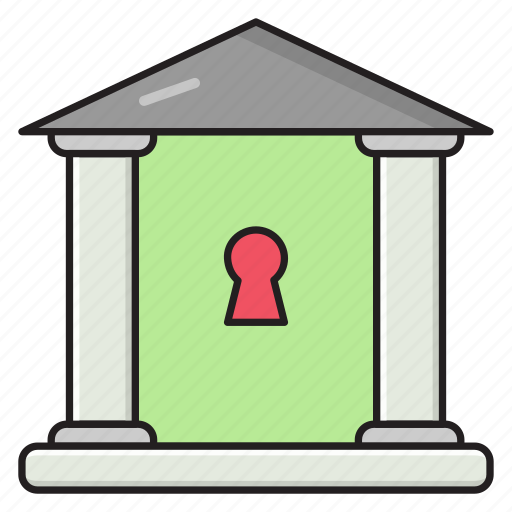 Secure, bank, protection, building, finance icon - Download on Iconfinder