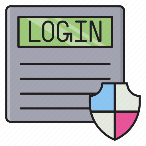 Login, protection, shield, secure, guard icon - Download on Iconfinder