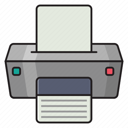 Paper, print, fax, document, printer icon - Download on Iconfinder