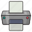 paper, print, fax, document, printer 