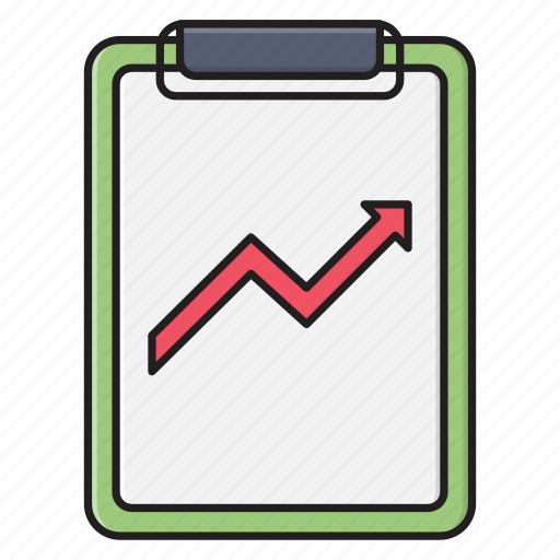 Graph, marketing, clipboard, report, chart icon - Download on Iconfinder
