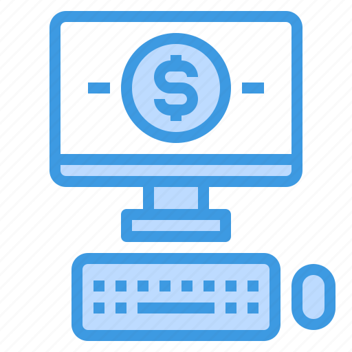 Computer, money, dollar, banking, online icon - Download on Iconfinder