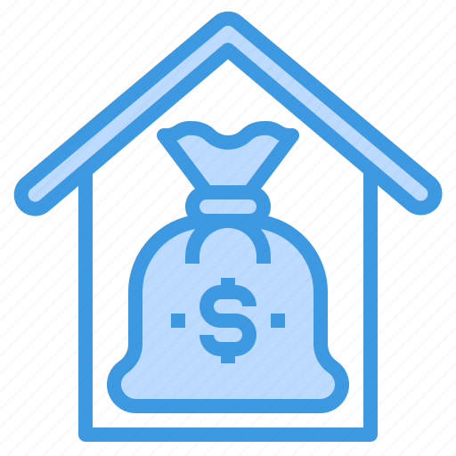 Bag, mortgage, money, estate, real, property, monney icon - Download on Iconfinder