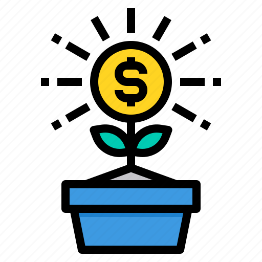 Dollar, growth, plant, tree, profit icon - Download on Iconfinder
