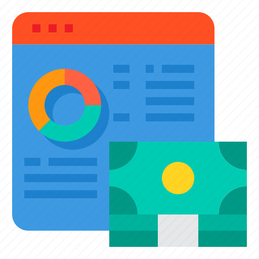 Stats, budget, browser, money, finance icon - Download on Iconfinder