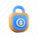 money, lock, dollar, secure, key, protection, security 