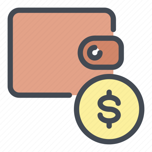 Wallet, purse, money, dollar, coin, savings, account icon - Download on Iconfinder