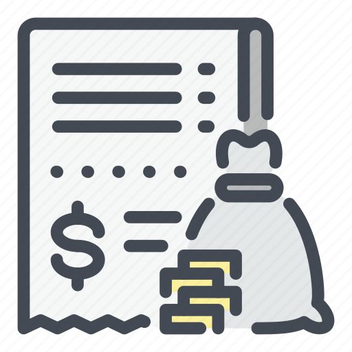 Invoice, receipt, finance, money, bag, savings, income icon - Download on Iconfinder