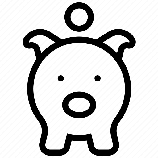 Coin, piggy, bank, pig, save icon - Download on Iconfinder