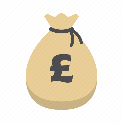 Bank, finance, money, money bag, pound, poundsterling, saving icon - Download on Iconfinder