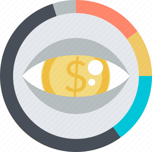 Analytics, control, finance, money, round icon - Download on Iconfinder