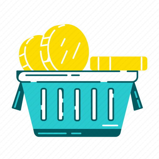 Shopping, spending, shop, bag, cart, finance, coin icon - Download on Iconfinder