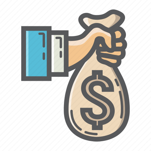 Bag, business, finance, hand, hold, investment, money icon - Download on Iconfinder