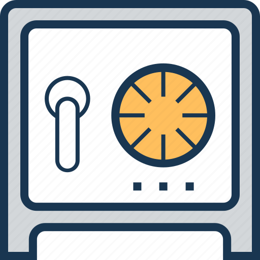 Bank safe, bank vault, locker, money box, safe box icon - Download on Iconfinder
