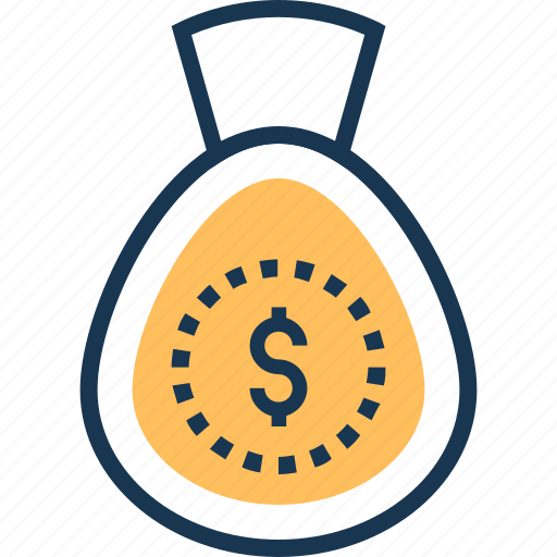 Currency sack, dollar sack, money bag, money sack, wealth icon - Download on Iconfinder