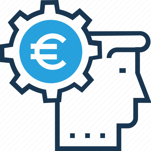 Business idea, creativity, euro, head, idea icon - Download on Iconfinder