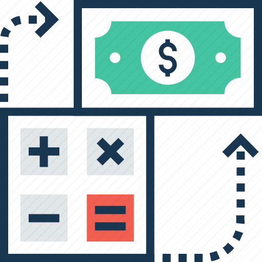 Accounting, calculation, calculator, cash, money calculation icon - Download on Iconfinder