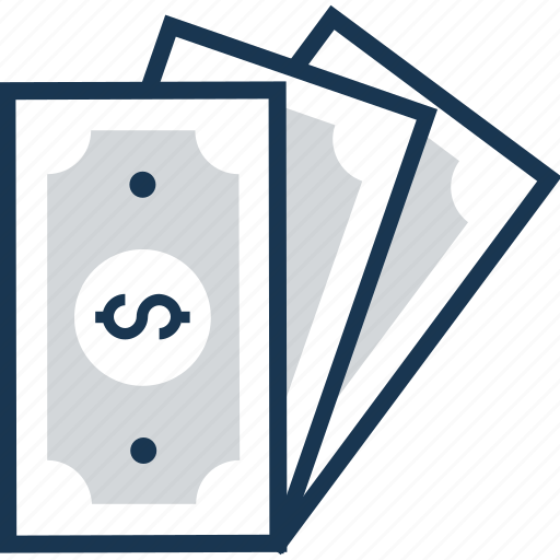Banknotes, cash, dollar, paper money, paper note icon - Download on Iconfinder