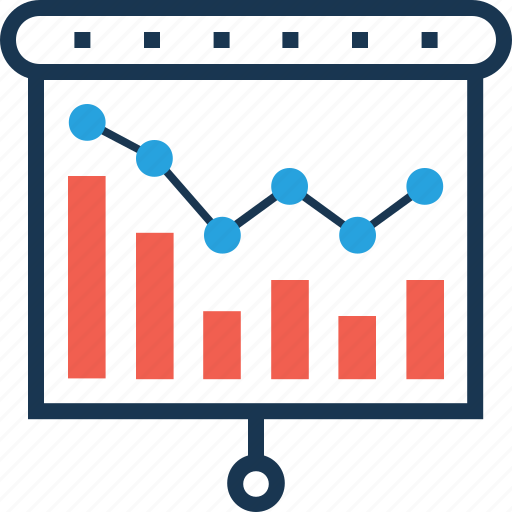 Analytics, bar chart, flipchart, presentation, statistics icon - Download on Iconfinder