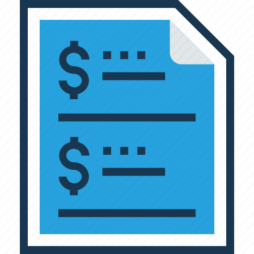 Banking, business report, financial report, invoice, receipt icon - Download on Iconfinder