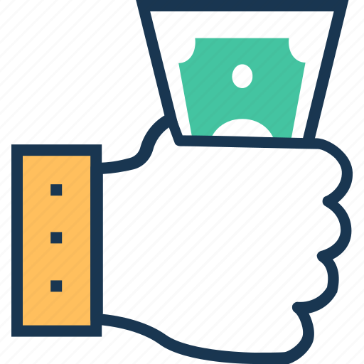 Cash, hand, money, notes, payment icon - Download on Iconfinder
