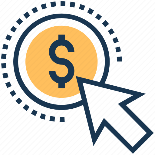 Business, cost per click, dollar, pay per click, ppc icon - Download on Iconfinder