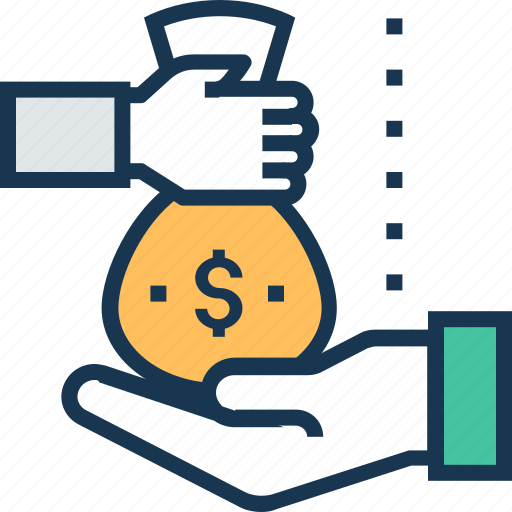 Funding, give, investment, money sack, payment icon - Download on Iconfinder