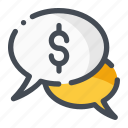 chat, finance, business, business and finance, dollar, economy, transaction, message, money