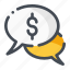 chat, finance, business, business and finance, dollar, economy, transaction, message, money 