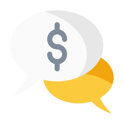 Chat, communication, dollar, finance and business icon - Free download