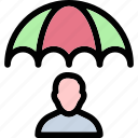 protection, rain, secure, umbrella, weather