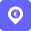 address, bank, currency, euro, location, business, map 