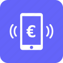 currency, euro, mobile, mobile pay, pay, scan