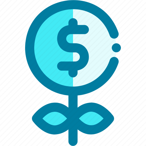Business, currency, growth, investment, plant, return on invest icon - Download on Iconfinder