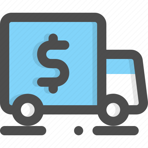Bank, delivery, dollars, money, transport, truck icon - Download on Iconfinder